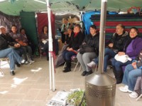 Former Legacy employees protesting in 2013 (Credit: Curt Prendergast, Nogales International)