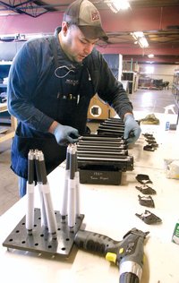 Cartridge remanufacturing at Cheese Head Toner. Credit: Bill Olmsted, GazetteXtra.com