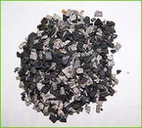 Shredded and sorted plastic. Credit Cartridge-Space