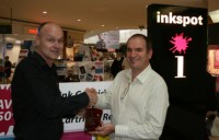 Inkspot franchisee John Epkamp and Mandikos