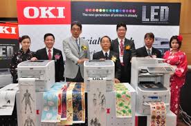 OKI representatives at the product launch.