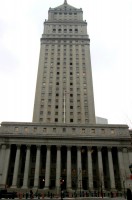 Thurgood Marshall US Courthouse in New York City, where the case is taking place.