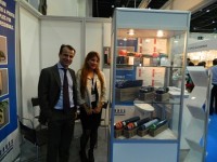 Simon Weiss at Cross Imaging's booth