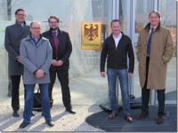 ETIRA representatives l. to r.: Andreas Schelle (Interseroh), Hans- Gerhard Hermans (Return Recycling), Florian Werthmann (CR-Solutions), Marc Berger ( Pelican Hardcopy), Vincent van Dijk (ETIRA)