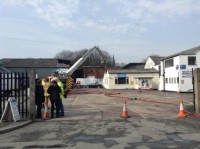 An image from the scene on Saturday (Credit: Northwich Guardian)