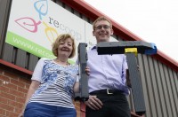 Jean Horner from Recoop Cartridges with Smart IT’s Systems Engineer Jimmy Burns
