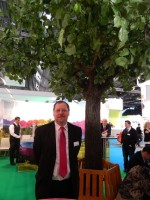 Dirk Hünselar, Sales Manager, OCP at the company's Remanexpo 2014 booth.