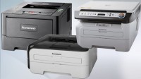 A selection of Lenovo's own printers