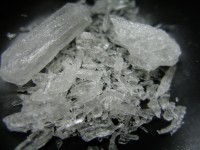 Crystal methamphetamine, or 'crystal meth'