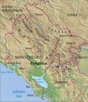 montenegro-map-physical