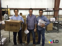 (from left to right): Frank Farina, Vice President of Business Development; Patrick Devane, Senior Vice President of Customer Care; and Aaron Leon, Founder and CEO, who have all attended every location opening over the last 15 years