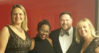 Dawn Ackerman, far left, and George Pieper, centre right. Credit: NerdWallet