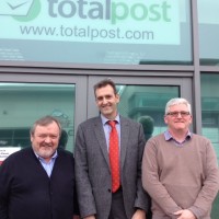 David Hymers, Managing Director of Totalpost; Hans E. Maag, Managing Director at MAAG Mercure; and John Leach, Technical Director at Totalpost