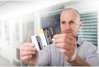 Nick Rollings, Principal Engineer at Cambridge Consultants, with the XylemDx