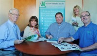 Kleen Strike Directors Don Barker, Laura Heywood, Alistair Barker and Alan Longstaff, with Pauline Hilton, Admin