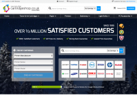 A screenshot of the company's new website