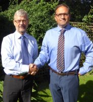 Mito's European General Manager Richard Betts with Ray Levy, the new Technical and Operations Manager 