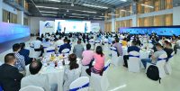 An image from the conference at Apex' headquarters