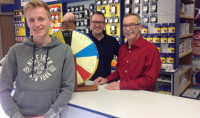 Cartridge Europe employee Thijs Boxelaar, Hico Kingma and Timo Kingma (Credit: Huis aan Huis Enschede)