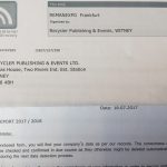 Warning! Scam letters reappear