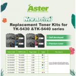 Aster introduces new replacement toner kits