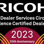Eakes earns service recognition from Ricoh