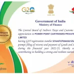 India: Powerpoint Cartridges Pvt Ltd receives government recognition