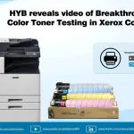 HYB reveals video of colour toner testing in Xerox Copier